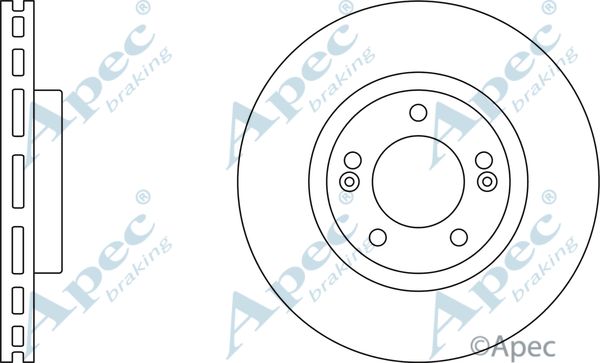 APEC BRAKING Тормозной диск DSK2190